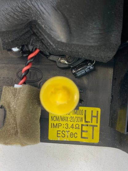 2010-2013 KIA FORTE FRONT LEFT DRIVER SIDE INNER SPEAKER TWEETER W/ COVER TRIM