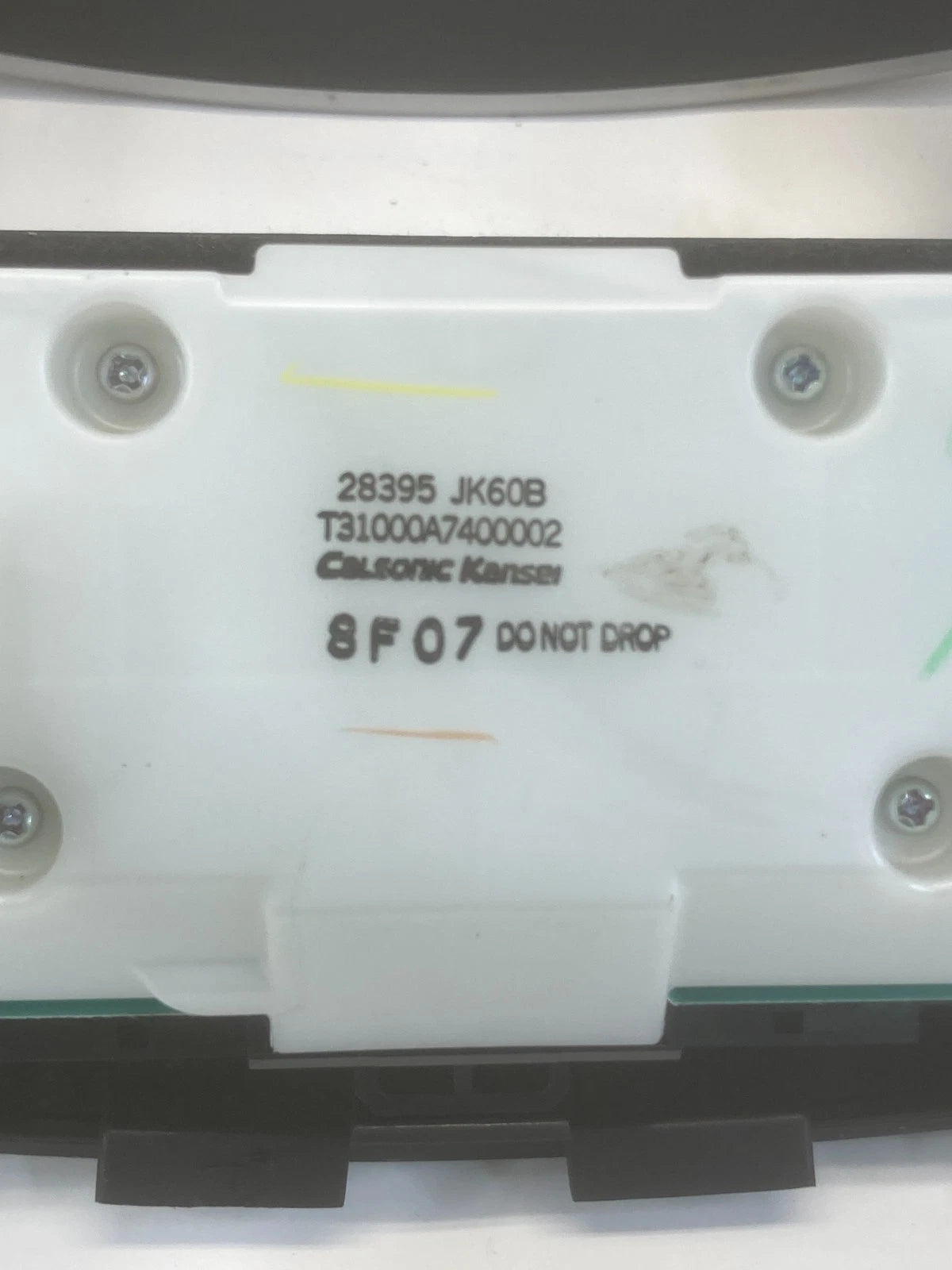 2007 2008 INFINITI G35 SEDAN RADIO FACEPLATE INFO DISPLAY CONTROL OEM 28395JK60B