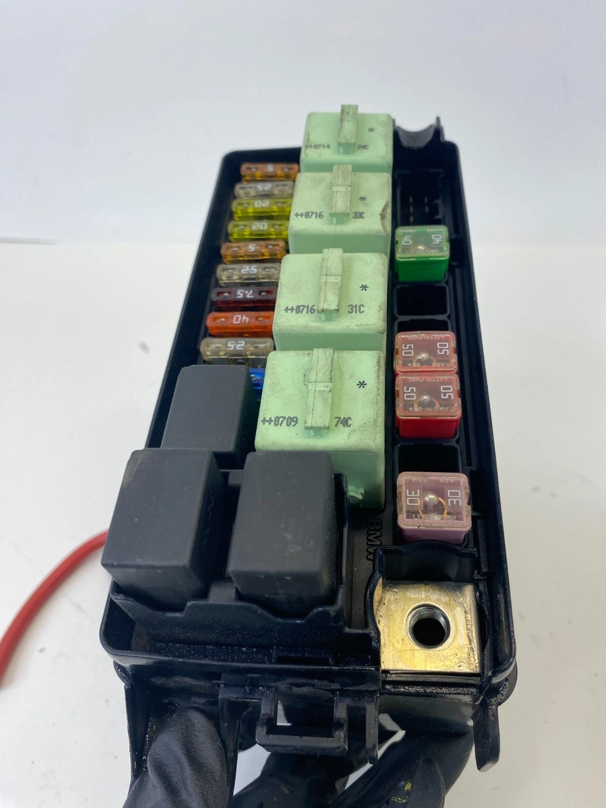 2004-2008 MINI COOPER 1.6L L4 M/T ENGINE BAY FUSE RELAY BOX 3449504-01 OEM