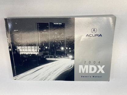2004 04 ACURA MDX OWNERS MANUAL CONSUMER INFO WARRANTY BOOK W/ CASE OEM