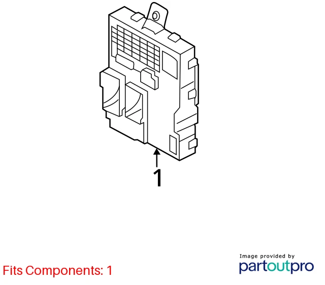 11-14 HYUNDAI SONATA 2.4L FRONT ENGINE JUNCTION FUSE BOX BLOCK 919503S060 OEM