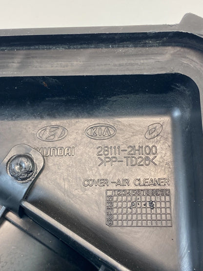 2006-2010 HYUNDAI ELANTRA 2.0L AIR INTAKE CLEANER BOX UPPER COVER OEM 281112H100