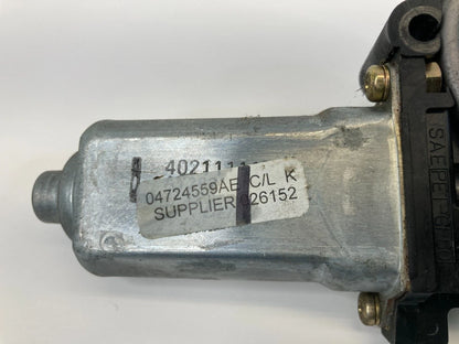 2001-2003 CHRYSLER PT CRUISER REAR LEFT BACK SIDE DOOR WINDOW MOTOR 04724559AE