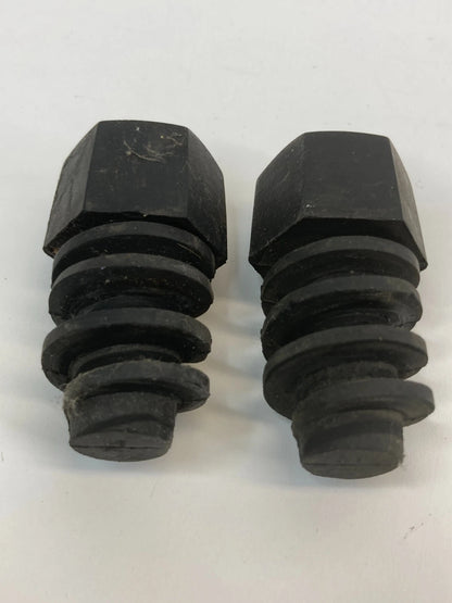 2001-2005 PONTIAC AZTEK FRONT HOOD RUBBER CUSHION STOPPER BUMPER PAIR SET OEM