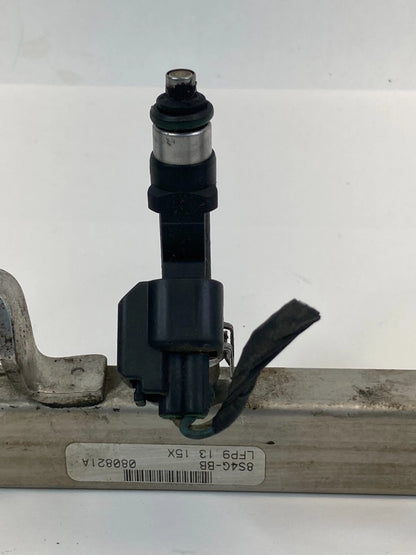 08-11 FORD FOCUS 13-20 FUSION AT FUEL INJECTION RAIL W/ INJECTORS 4M5G9D280D OEM