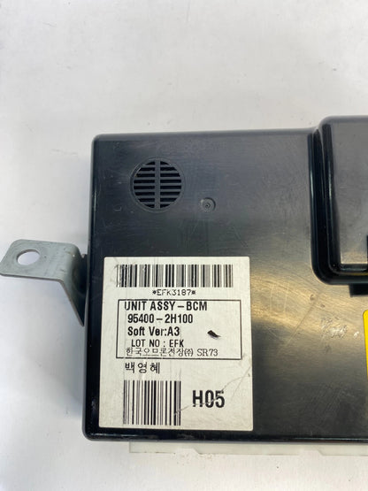 2007-2010 HYUNDAI ELANTRA 2.0L A/T BODY CONTROL MODULE BCM BCU 95400-2H100 OEM