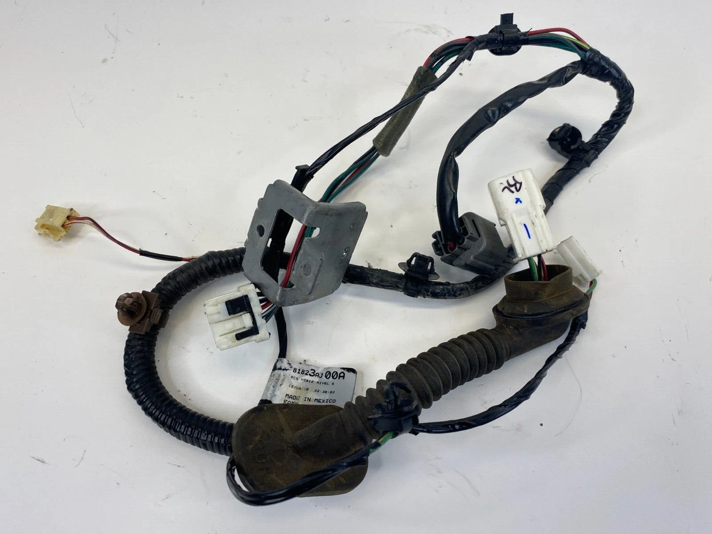 10-14 SUBARU LEGACY OUTBACK REAR LEFT DOOR WIRE WIRING HARNESS 81823AJ00A OEM