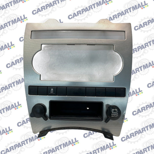 05 06 07 Jeep Grand Cherokee Center Dash Climate Control Bezel Trim Power Outlet