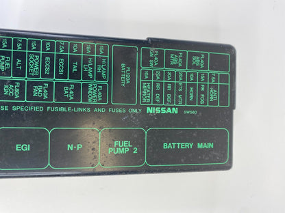 2002 Nissan Pathfinder 3.5L V6 Upper Fuse Box Relay Box Cover Trim Panel OEM