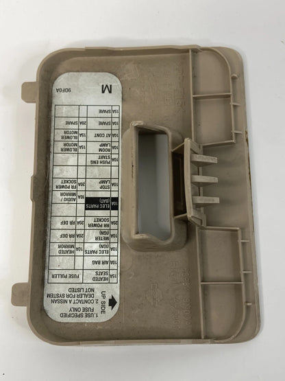09-14 NISSAN MAXIMA DASH CABIN INTERIOR FUSE BOX LID DOOR TRIM COVER 68964-9N00A
