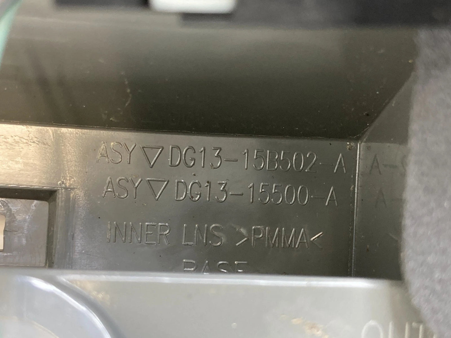 13-19 Ford Police Interceptor Sedan Right Side Tail Light Inner Taillight Lamp