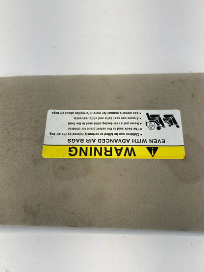 2009 2010 MITSUBISHI GALANT W/O SUNROOF RIGHT PASSENGER SUNVISOR SUN VISOR BEIGE