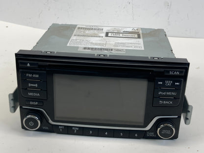 2015-2017 Nissan Quest Radio Receiver AM/FM CD Player XM Screen 28185-4AY0A OEM