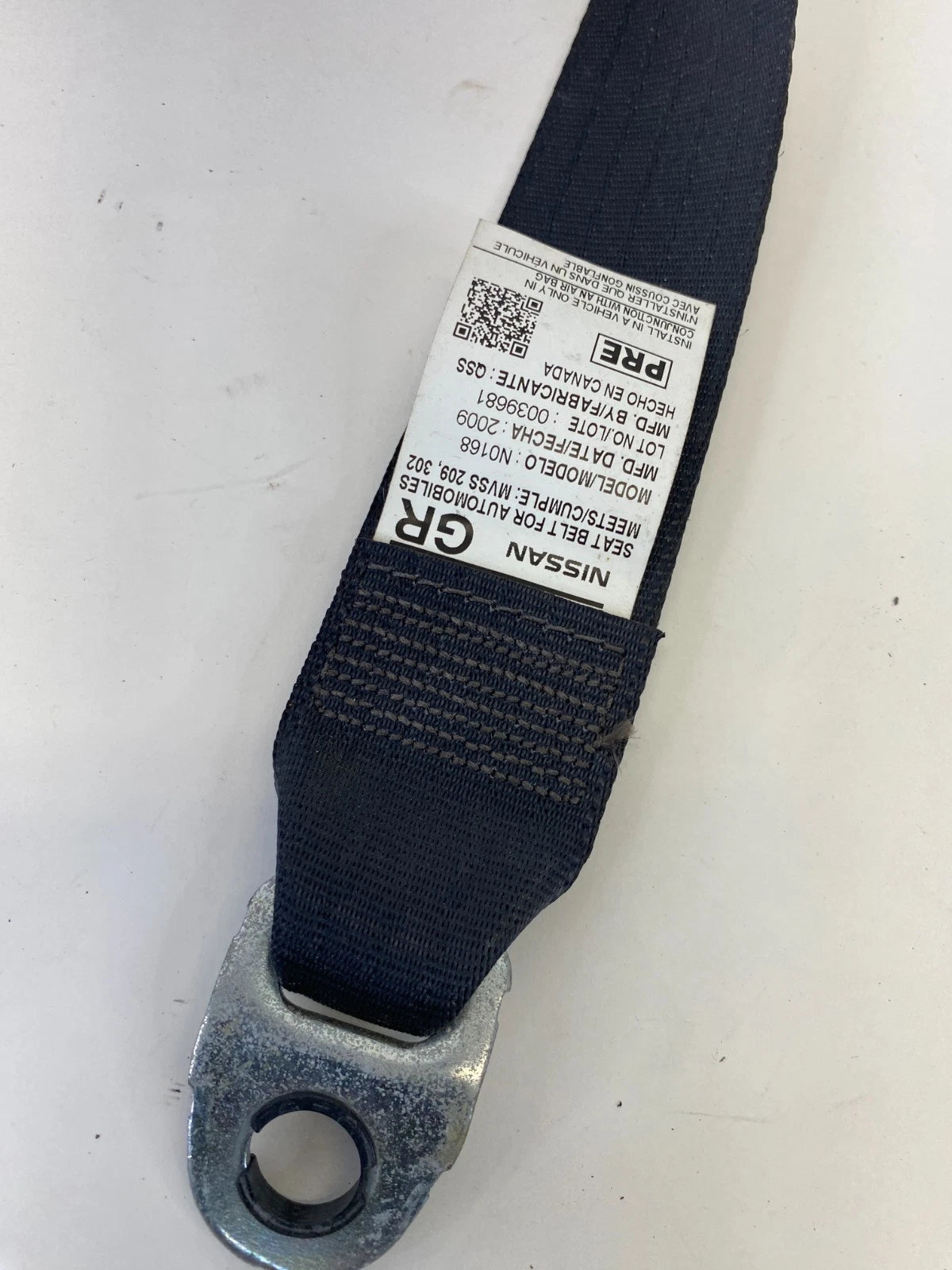 2007-2009 NISSAN ALTIMA SEDAN FRONT RIGHT PASSENGER SEAT BELT RETRACTOR UNIT OEM