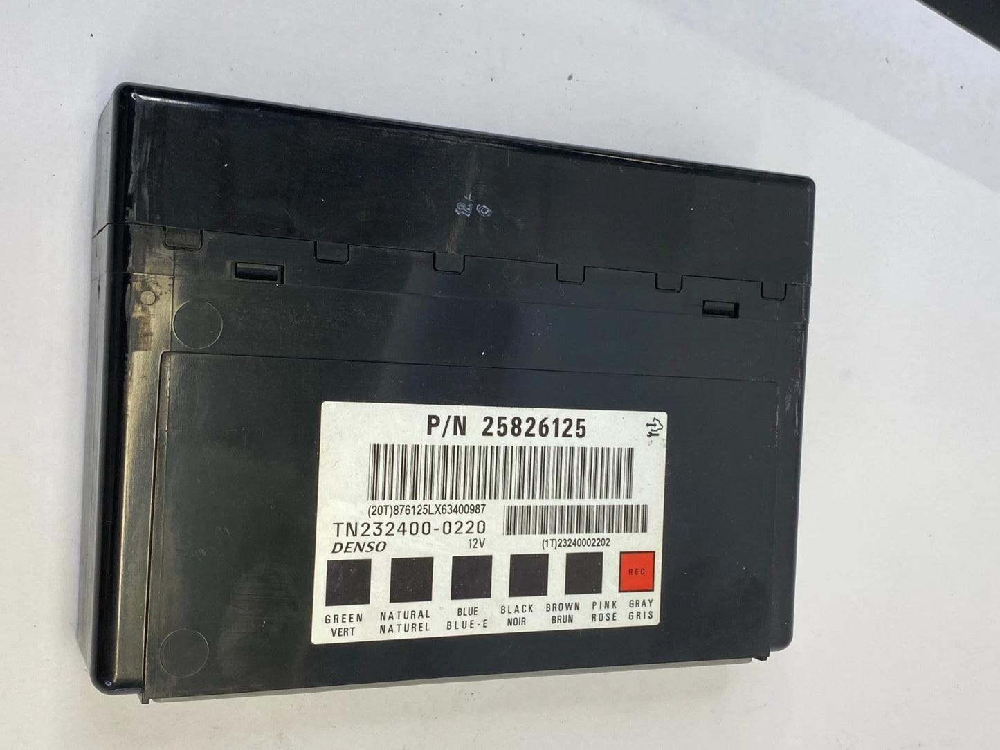 2007-2009 PONTIAC TORRENT 3.4L V6 A/T BODY CONTROL MODULE UNIT 25826125 OEM