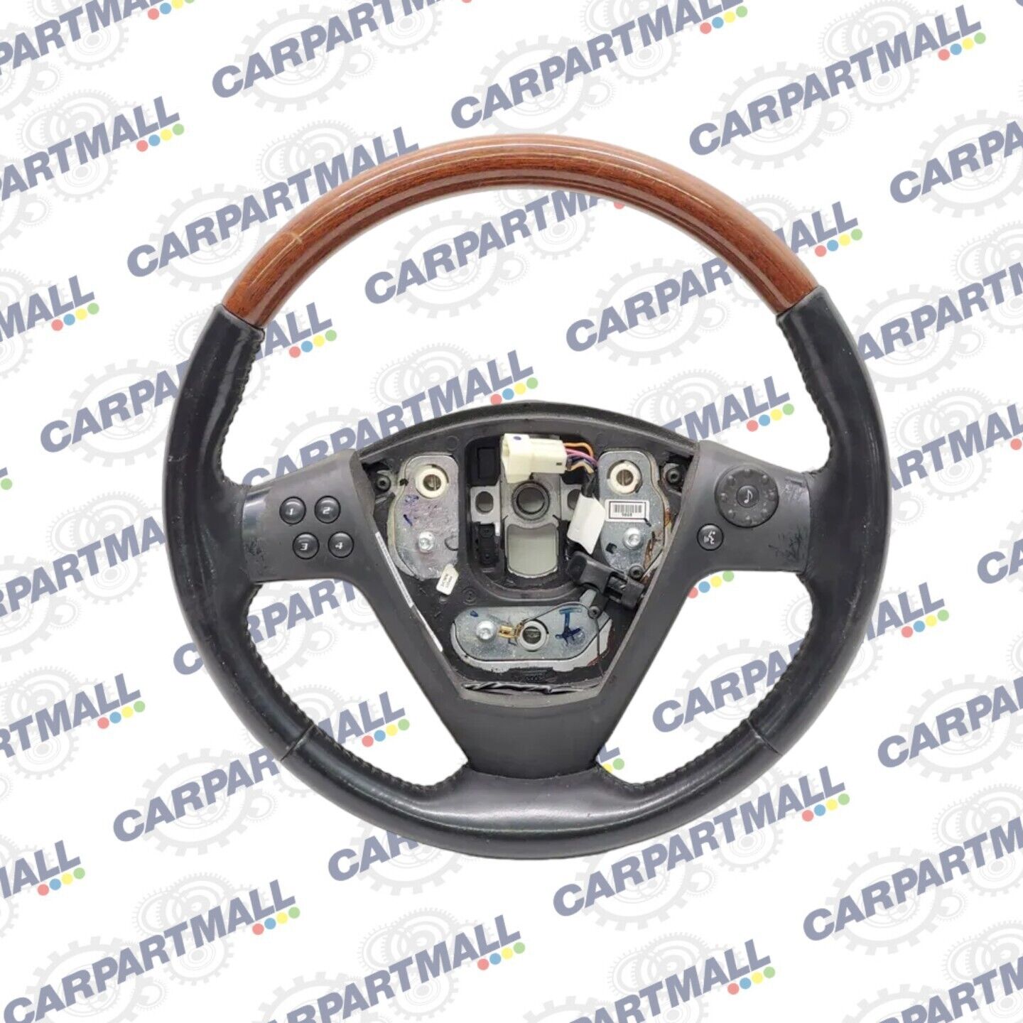 04-07 Cadillac CTS Steering Wheel Assembly w/ Leather & Audio Switches 25766590