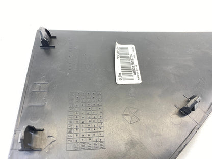 09-12 DODGE CALIBER FRONT LEFT DRIVER SIDE DASH END CAP COVER TRIM 1AV67TRMAB