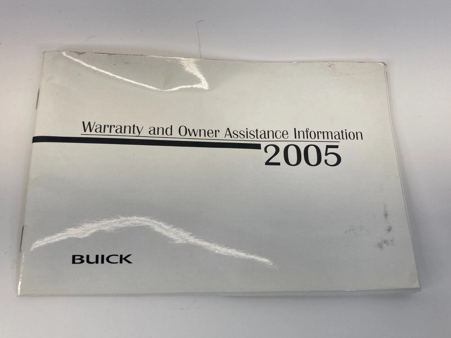 2005 BUICK CENTURY OWNERS MANUAL WARRANTY ASSISTANCE INFORMATION BOOK W/ CASE