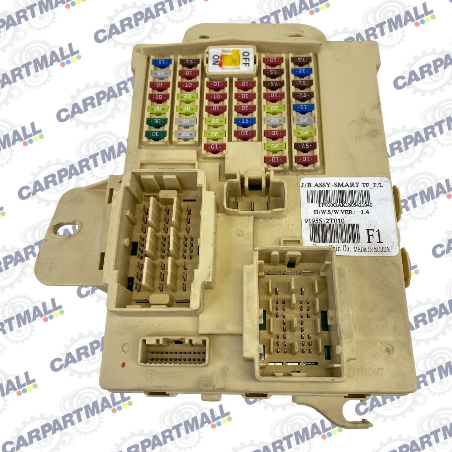 2013-2016 KIA OPTIMA INTERIOR UNDER DASH FUSE RELAY BOX 91955-2T010 OEM