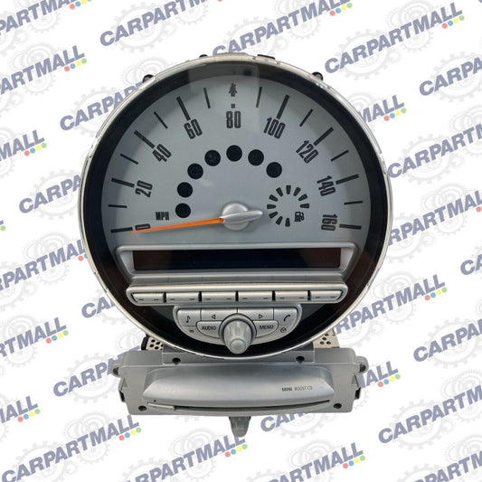 2009 2010 Mini Cooper Dash Radio & Speedometer Instrument Gauge 183K Miles