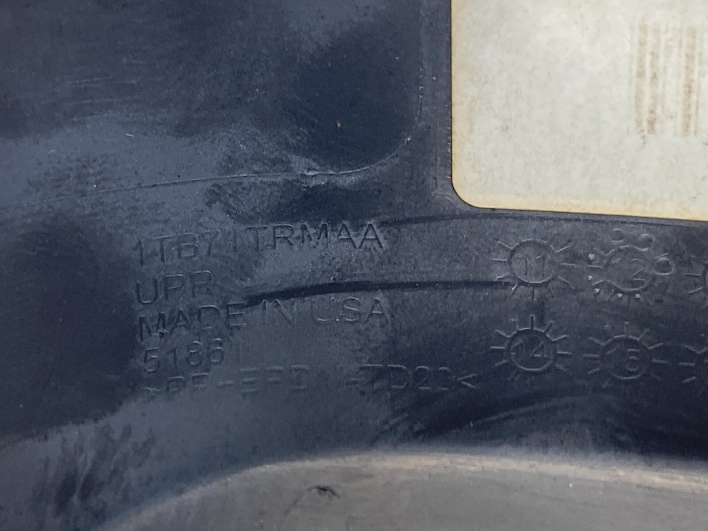 13-16 Dodge Dart Steering Column Upper & Lower Cover Trim Shroud Shell OEM