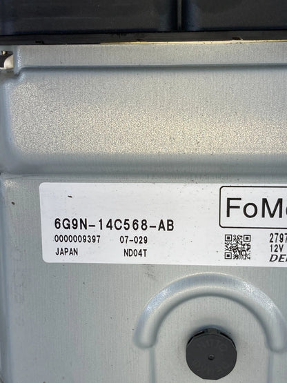 08 09 LAND ROVER LR2 3.2L AT ENGINE BRAIN COMPUTER CONTROL MODULE 6G9N-14C568-AB