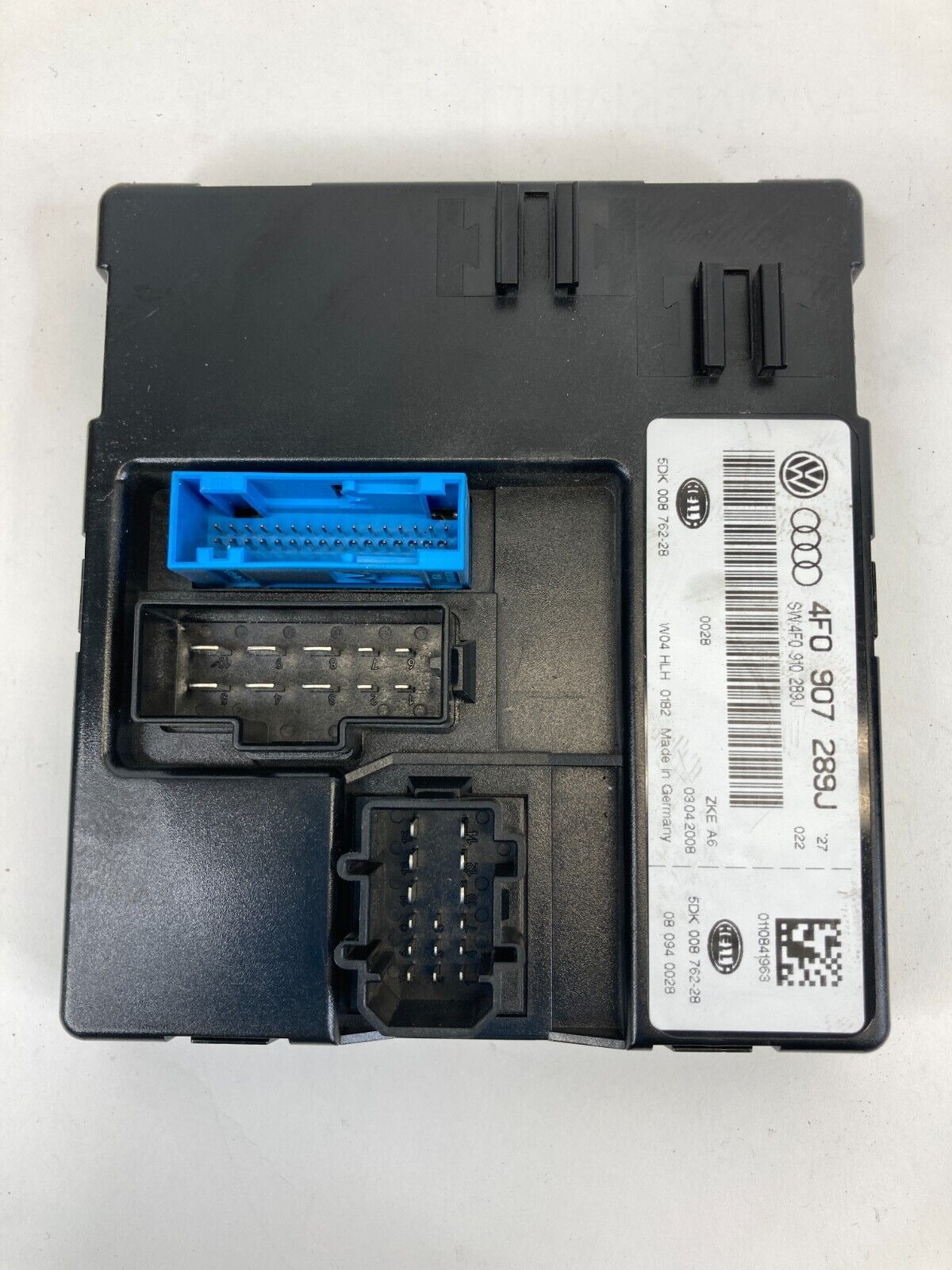 2008 08 Audi A6 3.2L 24V Body Control Module Computer BCM BCU 4F0-907-289J OEM