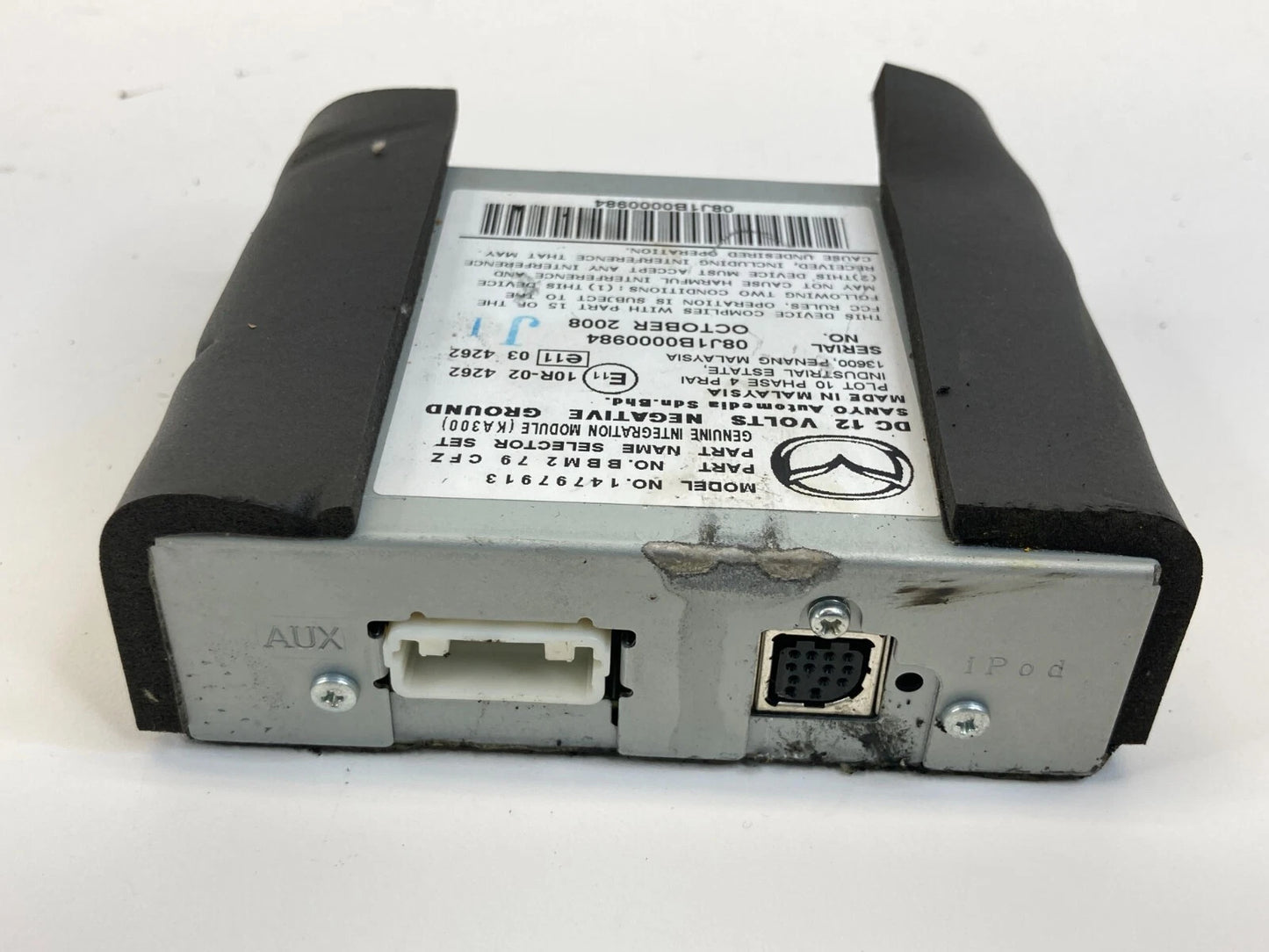 2010-2012 MAZDA CX-7 INTEGRATION MODULE ADAPTER FOR IPOD 14797913 BBM279CFZ OEM