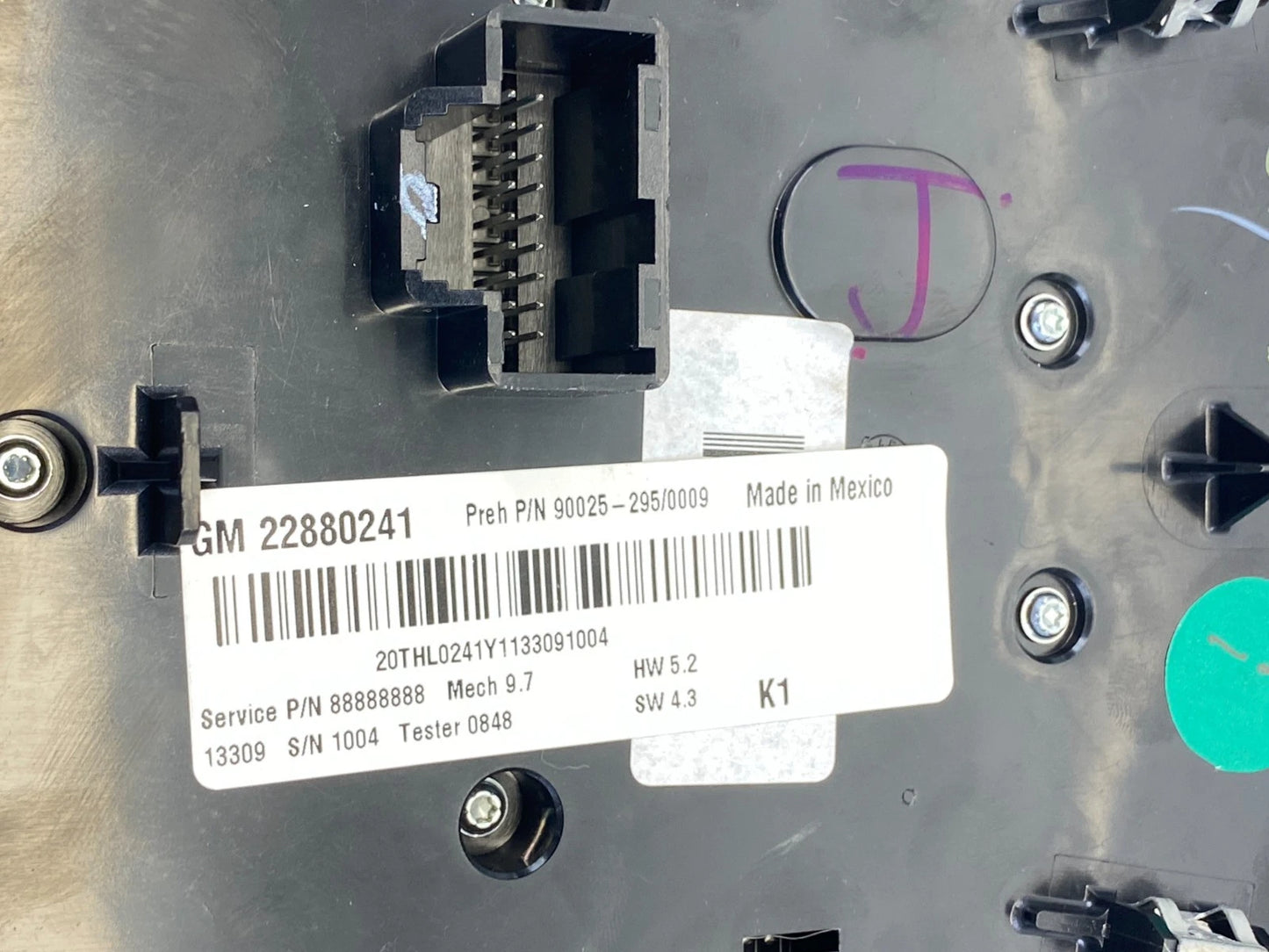 2012-2015 CHEVROLET EQUINOX RADIO HEATER CONTROL PANEL MONITOR 22880241 OEM