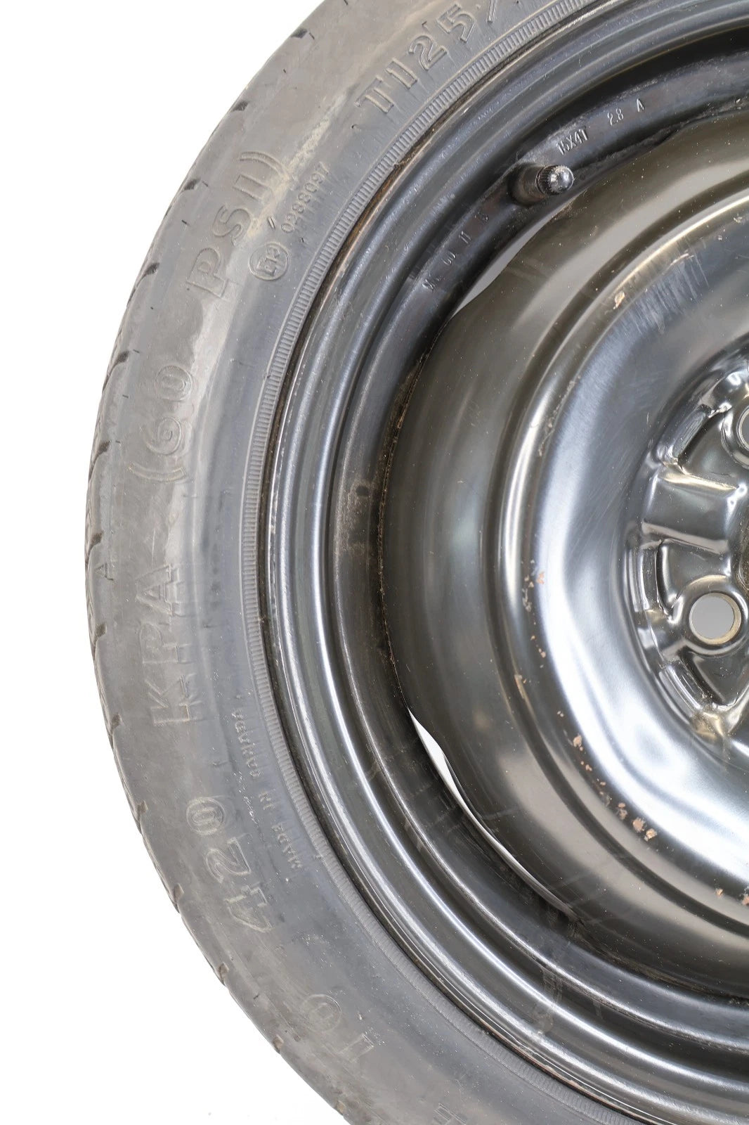 2006-2014 HYUNDAI SONATA EMERGENCY SPARE TIRE COMPACT WHEEL DONUT T125/80D16 97M