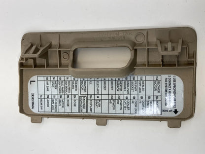 2013-2015 NISSAN ALTIMA DASH LEFT FUSE RELAY BOX DOOR LID TRIM COVER 68964-3TA0A