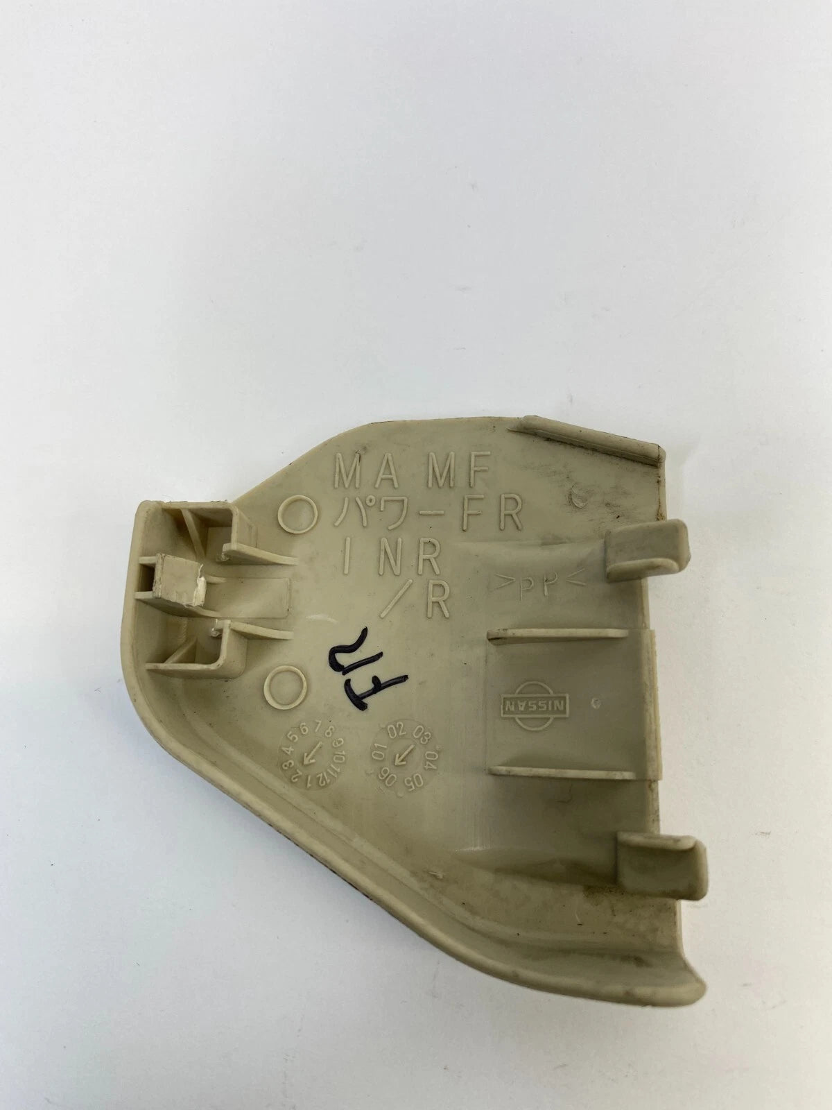 03 04 05 06 07 INFINITI G35 COUPE FRONT RIGHT SEAT INNER TRIM PANEL COVER OEM