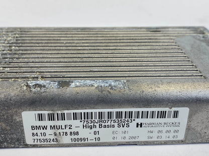 2008 BMW 535XI MULF2 HIGH BASIS SVS BLUETOOTH USB MODULE E60 OEM 84109178898