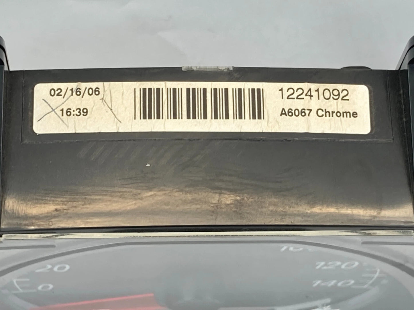 2006 BUICK LUCERNE CXL DASHBOARD INSTRUMENT CLUSTER SPEEDOMETER GAUGES 15853814