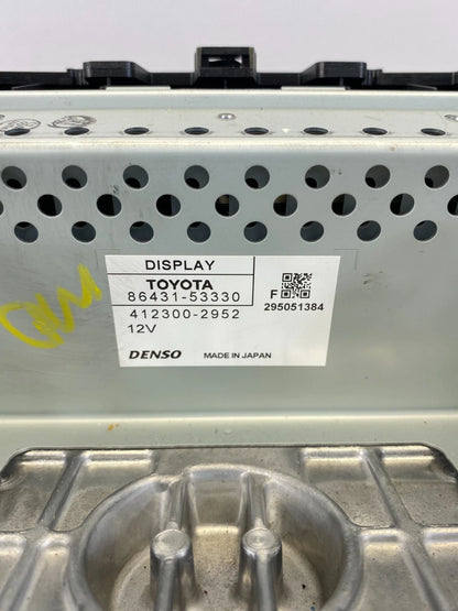 2009-2011 LEXUS IS250 RADIO AM/FM RECEIVER DISPLAY SCREEN NAVIGATION 86431-53330