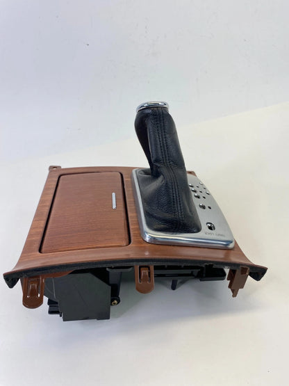 2006-2008 INFINITI M35 AUTO TRANS CENTER CONSOLE SHIFT SHIFTER BOOT & BEZEL WOOD