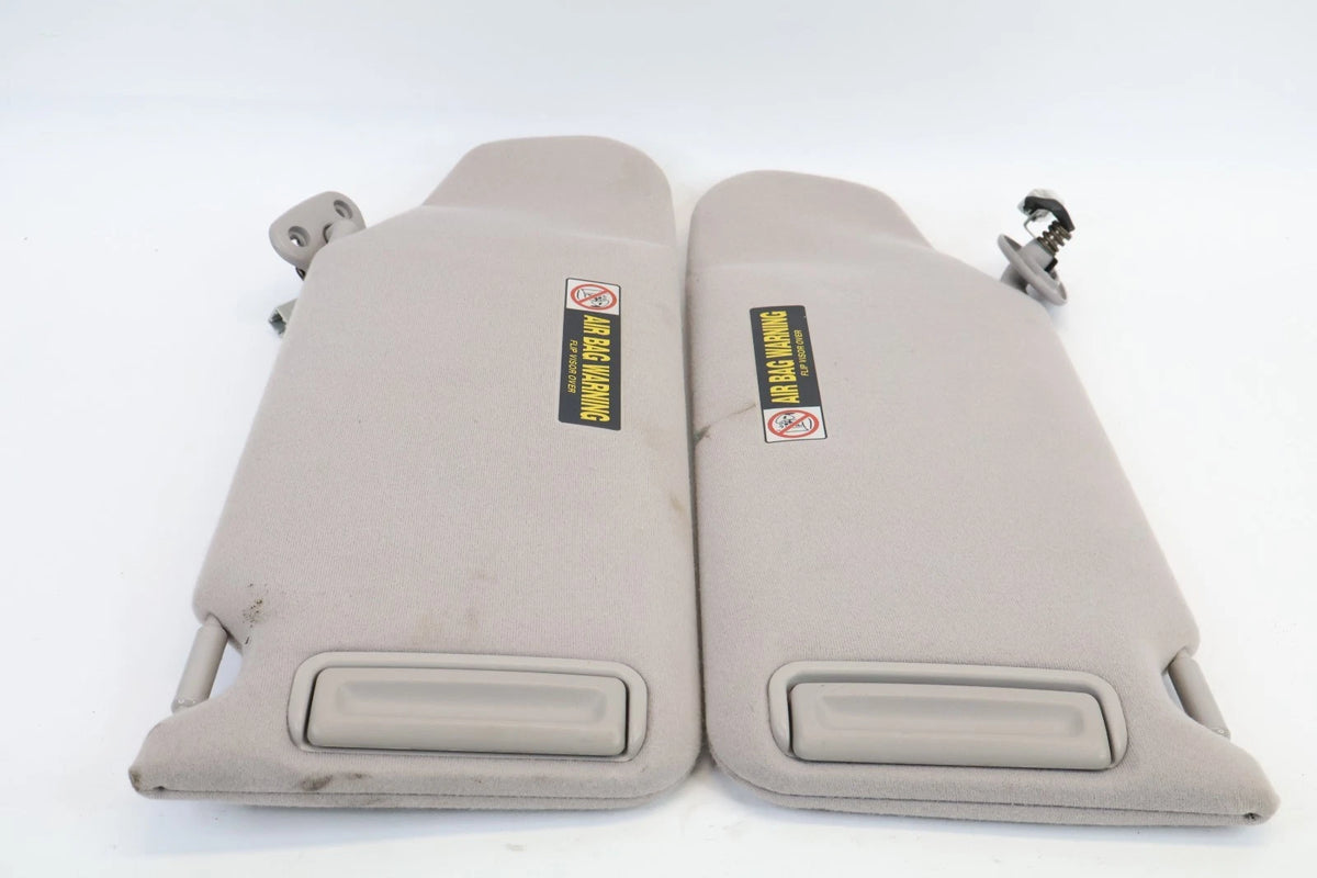 1998-2002 HONDA ACCORD DRIVER PASSENGER SUNVISOR SUN VISOR PAIR LIGHTED OEM