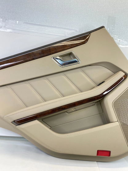 2006-2016 MERCEDES-BENZ E350 REAR LEFT SIDE INTERIOR DOOR PANEL W/ WINDOW SWITCH