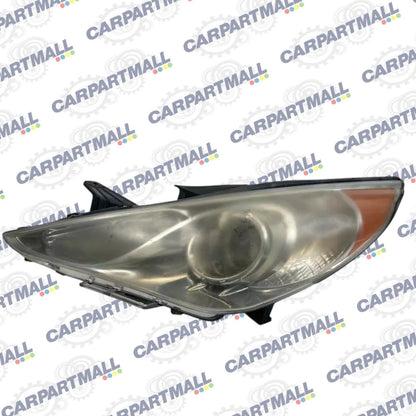 11-14 HYUNDAI SONATA FRONT LEFT DRIVER HEADLIGHT HEADLAMP HALOGEN 92101-3Q OEM