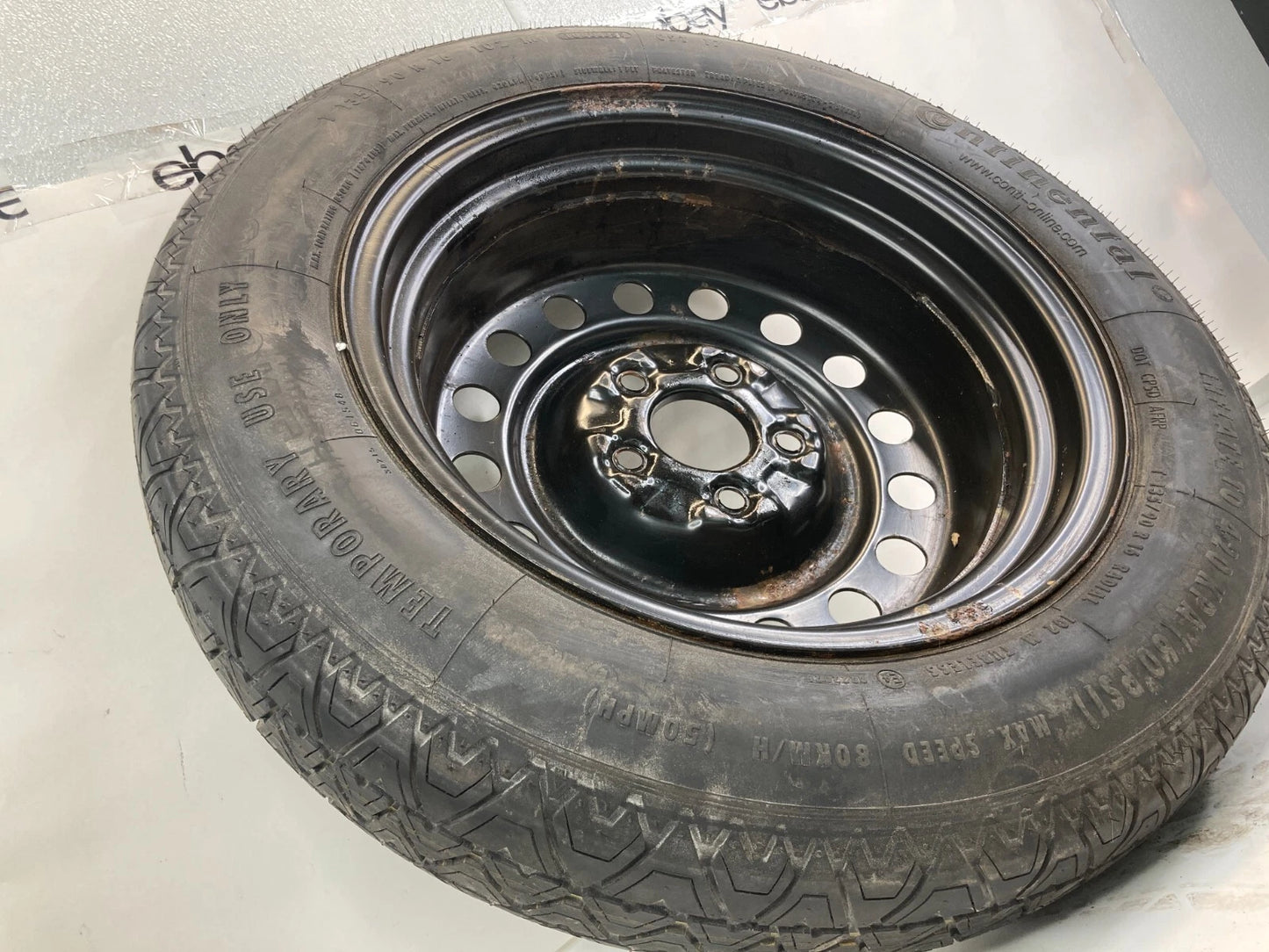 2007-2012 NISSAN ALTIMA SEDAN SPARE TIRE WHEEL RIM COMPACT DONUT T135/90R16 16"