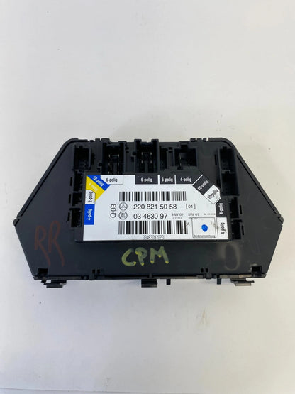 00-05 MERCEDES S430 REAR RIGHT SEAT ADJUSTMENT CONTROL SWITCH MODULE 2208215058