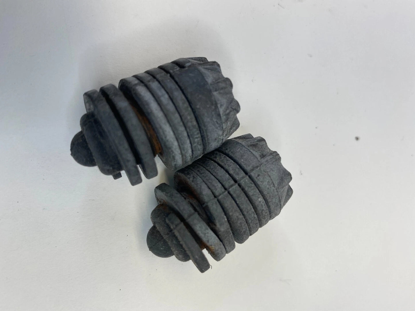 2004-2010 BMW X3 FRONT HOOD RUBBER CUSHION BUFFER STOPPER BUMPER SET PAIR OEM