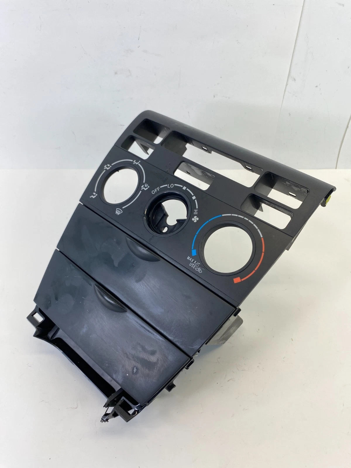 03-08 TOYOTA COROLLA CENTER DASH CLIMATE CONTROL BEZEL W/ STORAGE 55420-02160