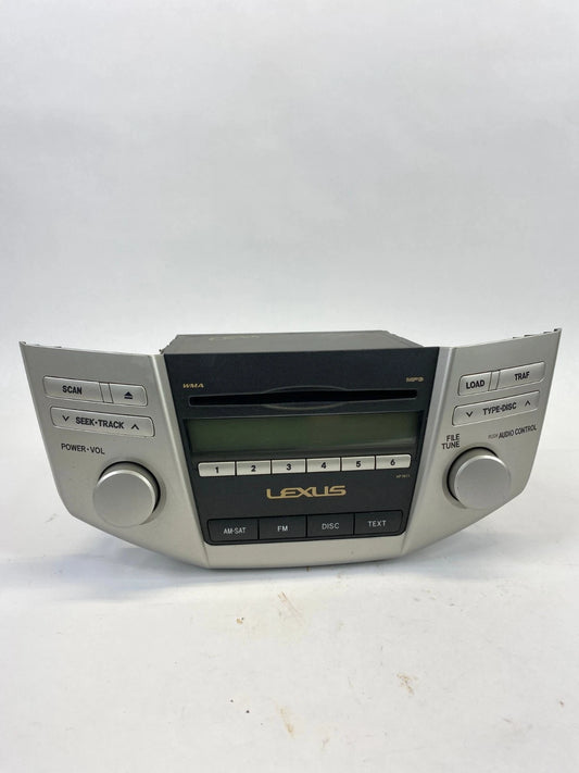 2007-2009 LEXUS RX350 RADIO AM FM CD CHANGER DASH CENTER OEM FACTORY 86120-0E030