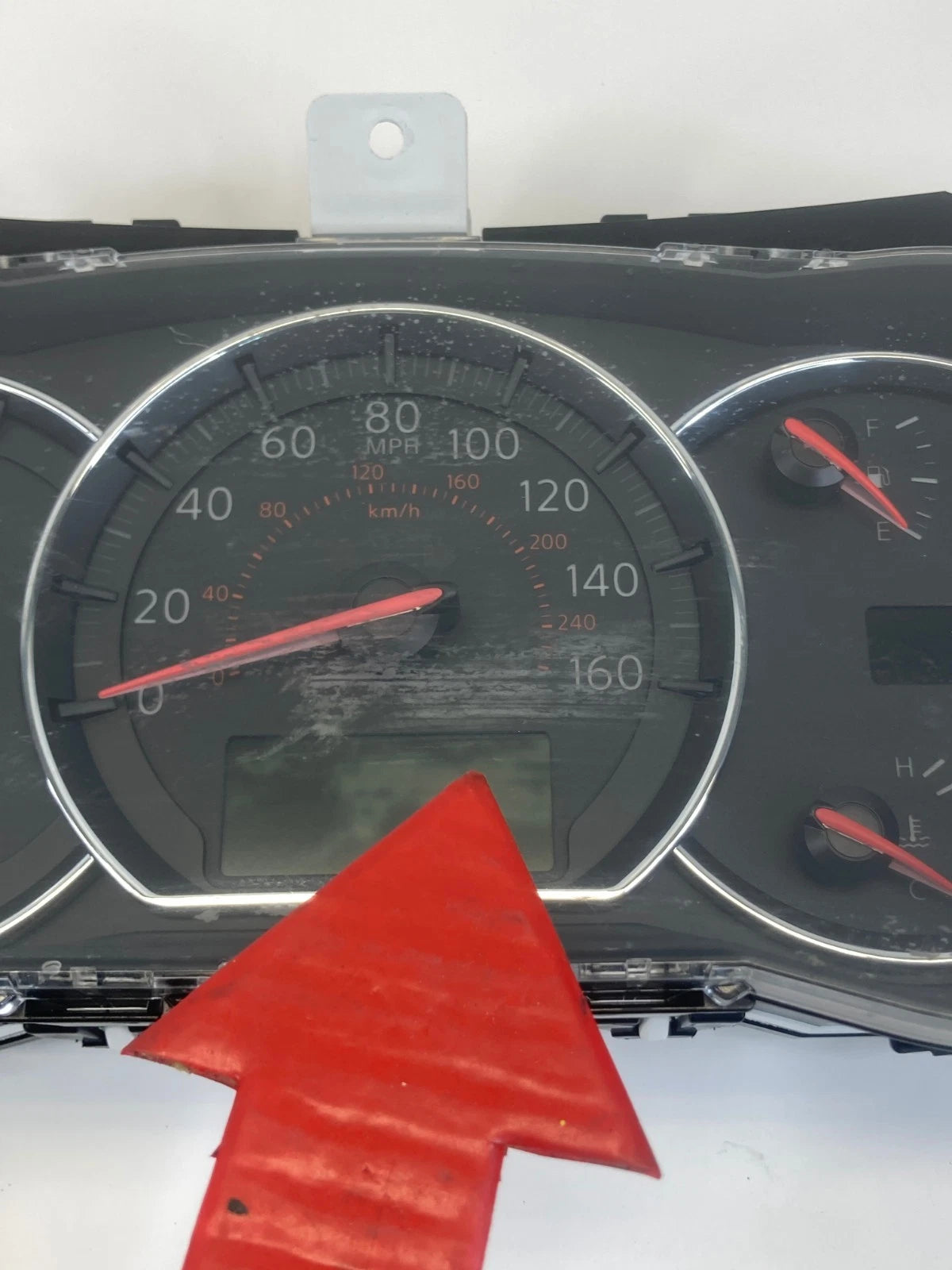 09 10 NISSAN MAXIMA 3.5L A/T SPEEDOMETER INSTRUMENT CLUSTER UNK MILES 24810ZX70A