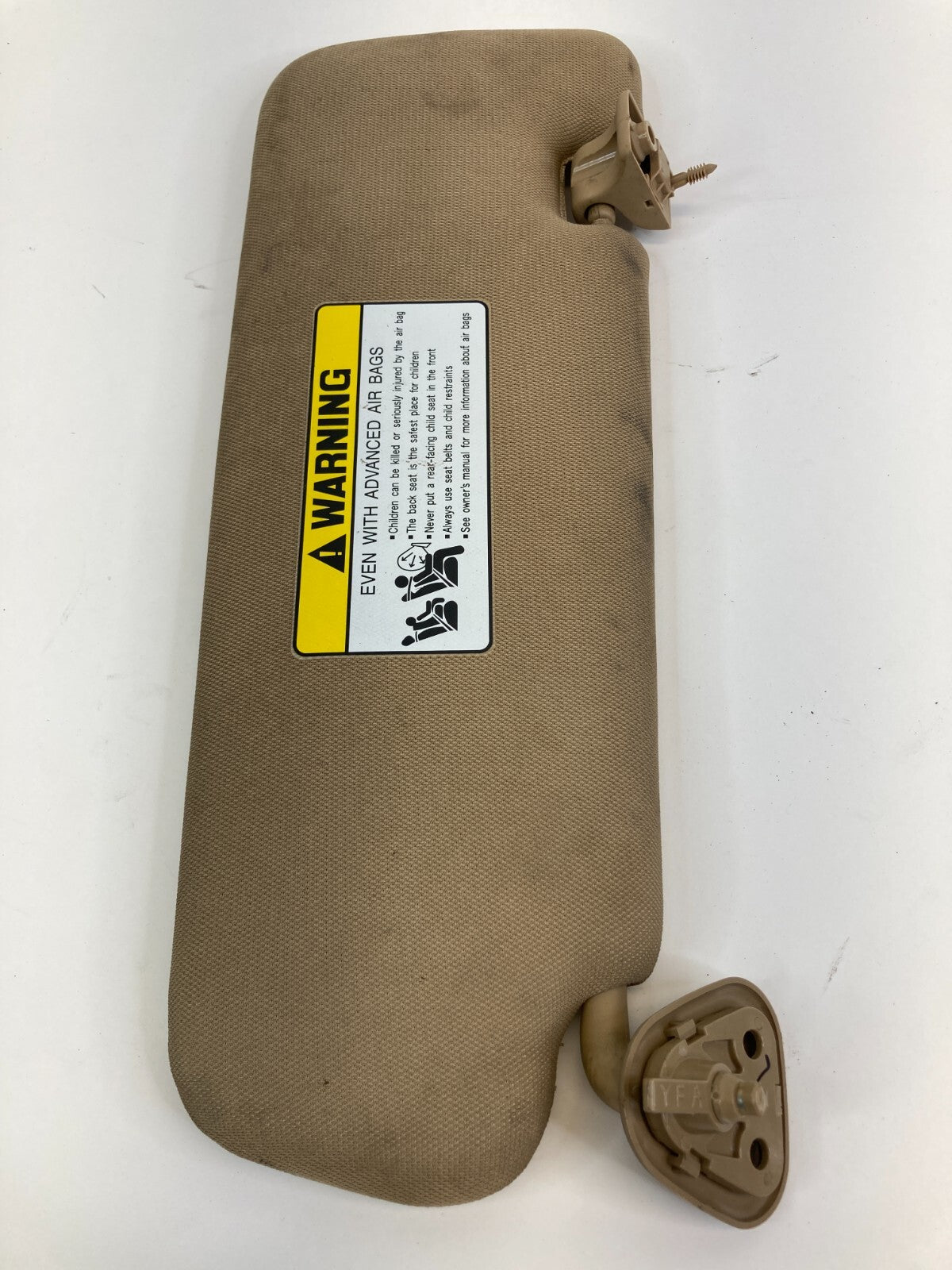 2011-2014 Hyundai Sonata Front Left Driver Side Sunvisor Sun Visor Shade Beige