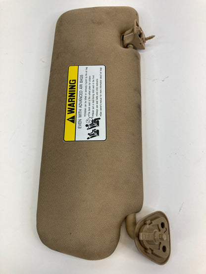 2011-2014 Hyundai Sonata Front Left Driver Side Sunvisor Sun Visor Shade Beige