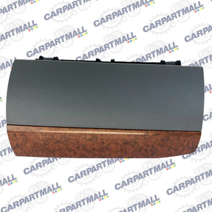 08-10 TOWN & COUNTRY GRAND CARAVAN UPPER GLOVE BOX DOOR COVER WOOD TRIM OEM