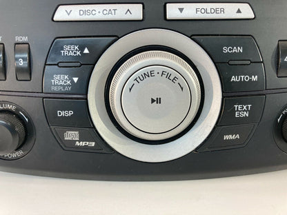 2011 11 Mazda 3 Mazda3 Radio AM/FM CD Player Receiver Unit BBM5-66-AR0 OEM