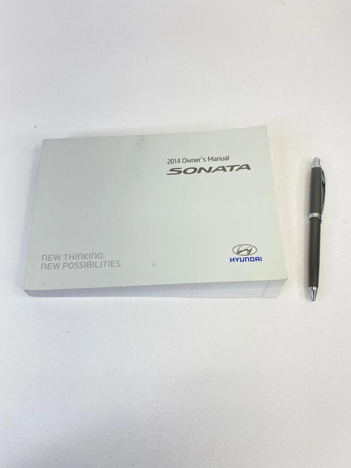 2014 HYUNDAI SONATA OWNER'S MANUAL MAINTENACE HANDBOOK SUPPLEMENT BOOK W/ CASE